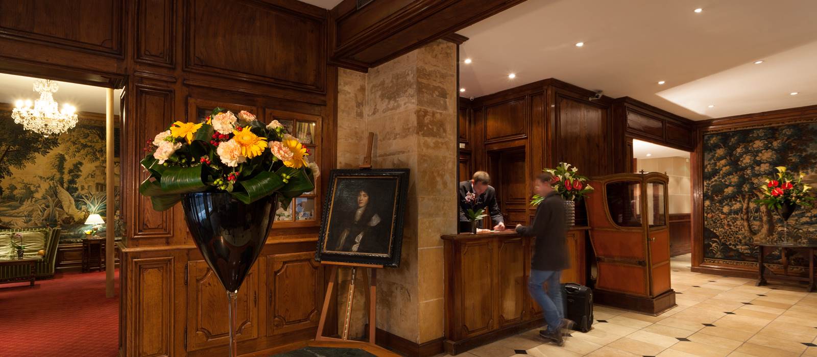 Lobby Hotel Amarante Beau Manoir Paris